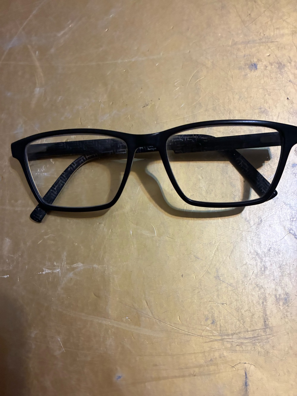 Men’s black plastic Perry Ellis Rectangle Reading Glasses